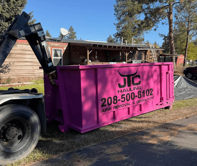 Size Pink Dumpster