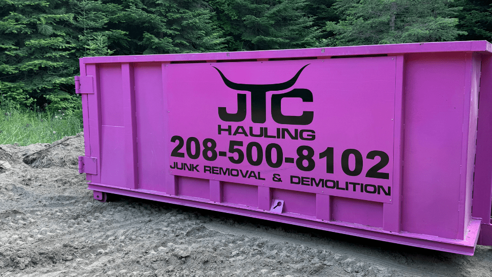 JTC Hauling Dumpster Rental Services (Pink Roll-Offs)